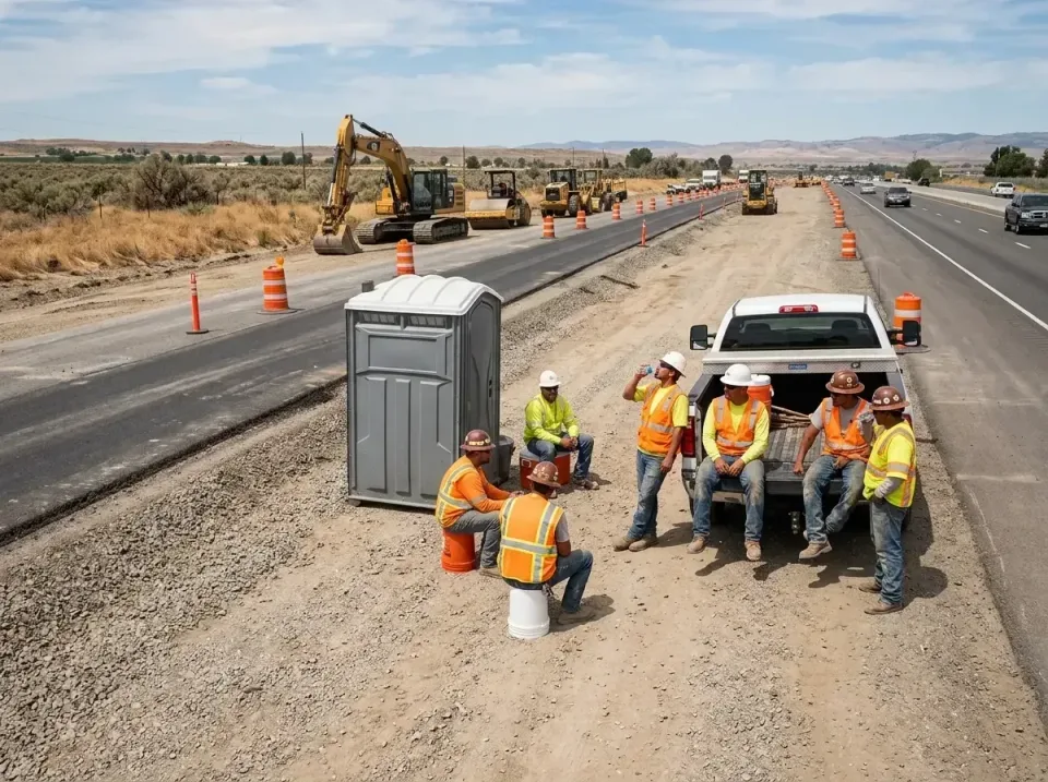 highway-road-construction-crew-007 — frequently asked questions, Porta Potty and Restroom Rentals in Twentynine Palms, CA
